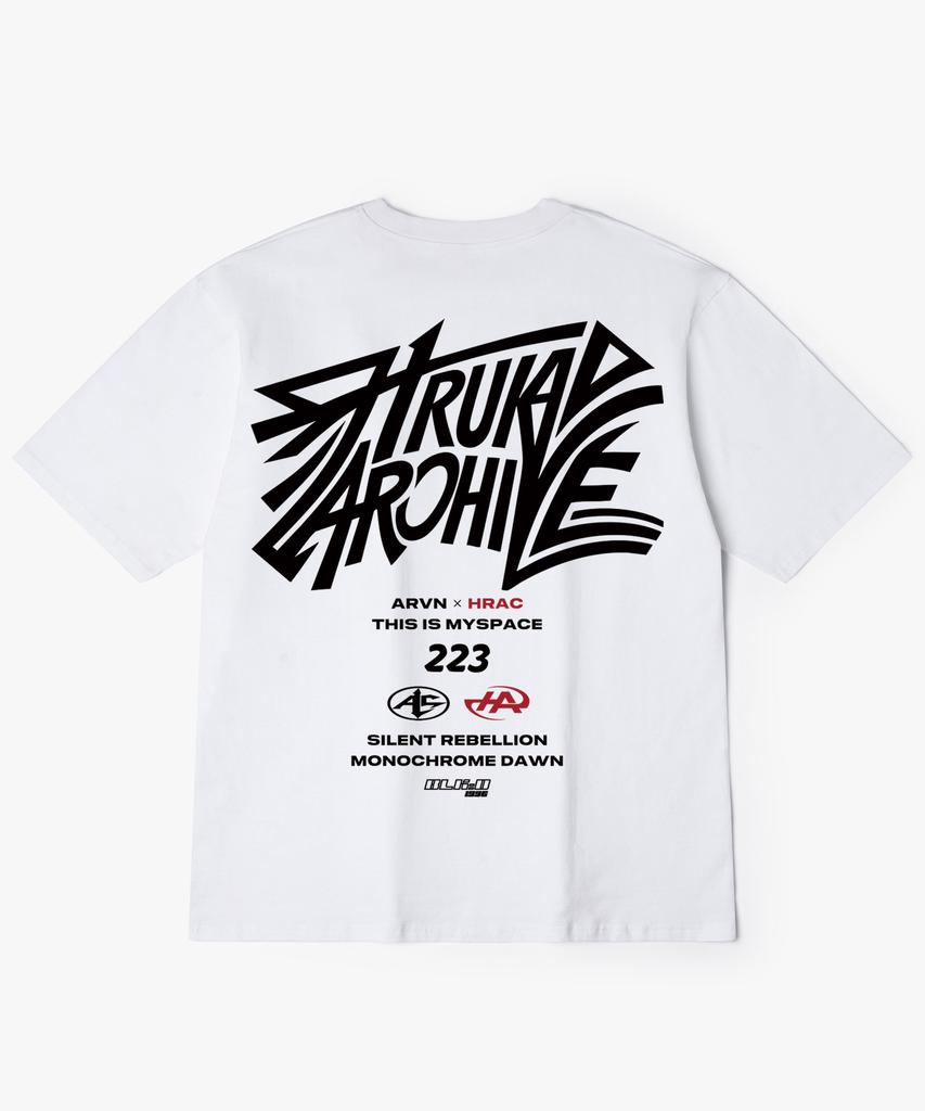 Hilukaakaibeu Kinetic Multi-Logo Back Print Short Sleeve T-Shirt