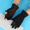 Elastic Ice Silk Breathable Anti-UV Mesh  Sunscreen  Gloves Mittens Driving Gloves