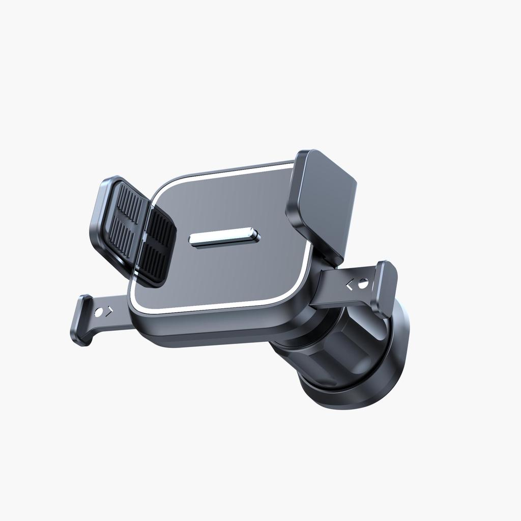 Multifunctional Car Phone Holder with Air Vent and Mirror Hook