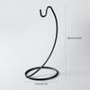 Steel Banana Holder – Modern Fruit Hanger Rack with Hooks for Kitchen Countertop (Black)