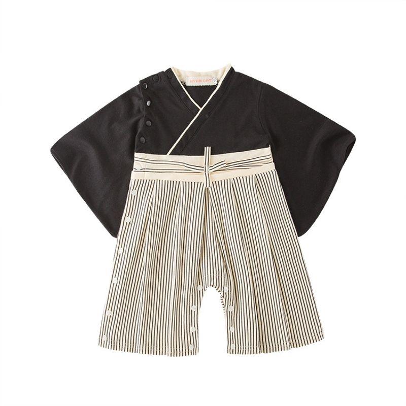 Tuta Romper Giapponese a Maniche Lunghe Kimono per Bambino - Primavera e Autunno