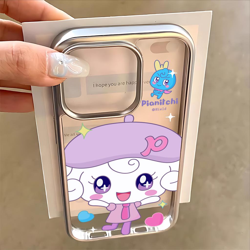Lovely Tamagotchis Rabbit Phone Case for IPhone 16e 16 15 14 13 12 11 Pro Max X XR XSMAX 8 7 Plus Luxury Clear Soft Back Cover