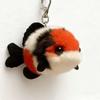 Glücklicher Koi-Fisch Geschenk für beste Freundin:Niedlicher Plüsch-Koi-Fisch-Schlüsselanhänger/Rucksack-Ornament