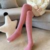 Winter Warm Coral Fleece Over-knee High Socks for Women Plush Home Sleep Floor Long Socking Jk Solid Soft Thigh High Fun Sock