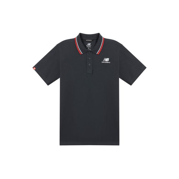 Мужская футболка-поло New Balance Синяя AMT01983-ECL M