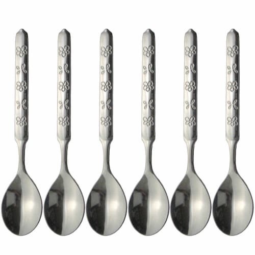 Nagao Herb Coffee Spoons, 5 Spoons + 1 Spoon, 18-0 Stainless Steel, Dishwasher Safe, Made In Japan