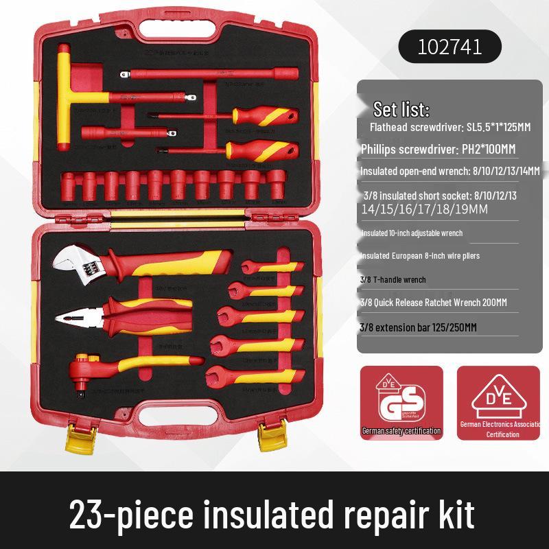 Pioneering Industrial-Grade Auto Repair Kit: Chrome Vanadium Steel Sockets & Ratchet Wrench Set for Mechanics