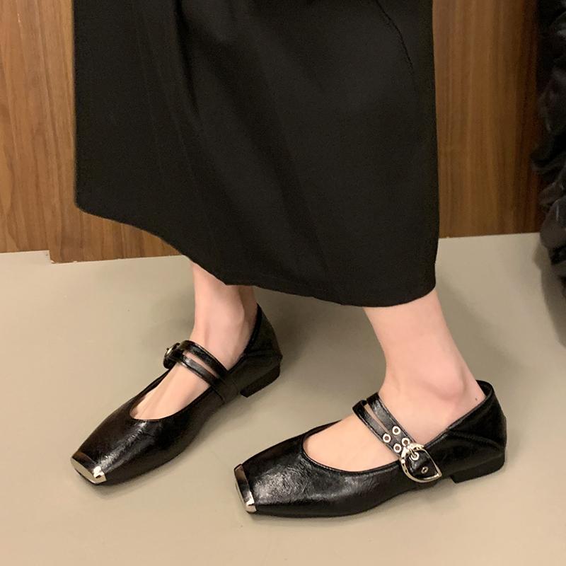 Fashion New Women Real Leather Shoes for Casual Low Heels Shoes Classic Flats Shoes Spring 2025 Office Lady Footwear