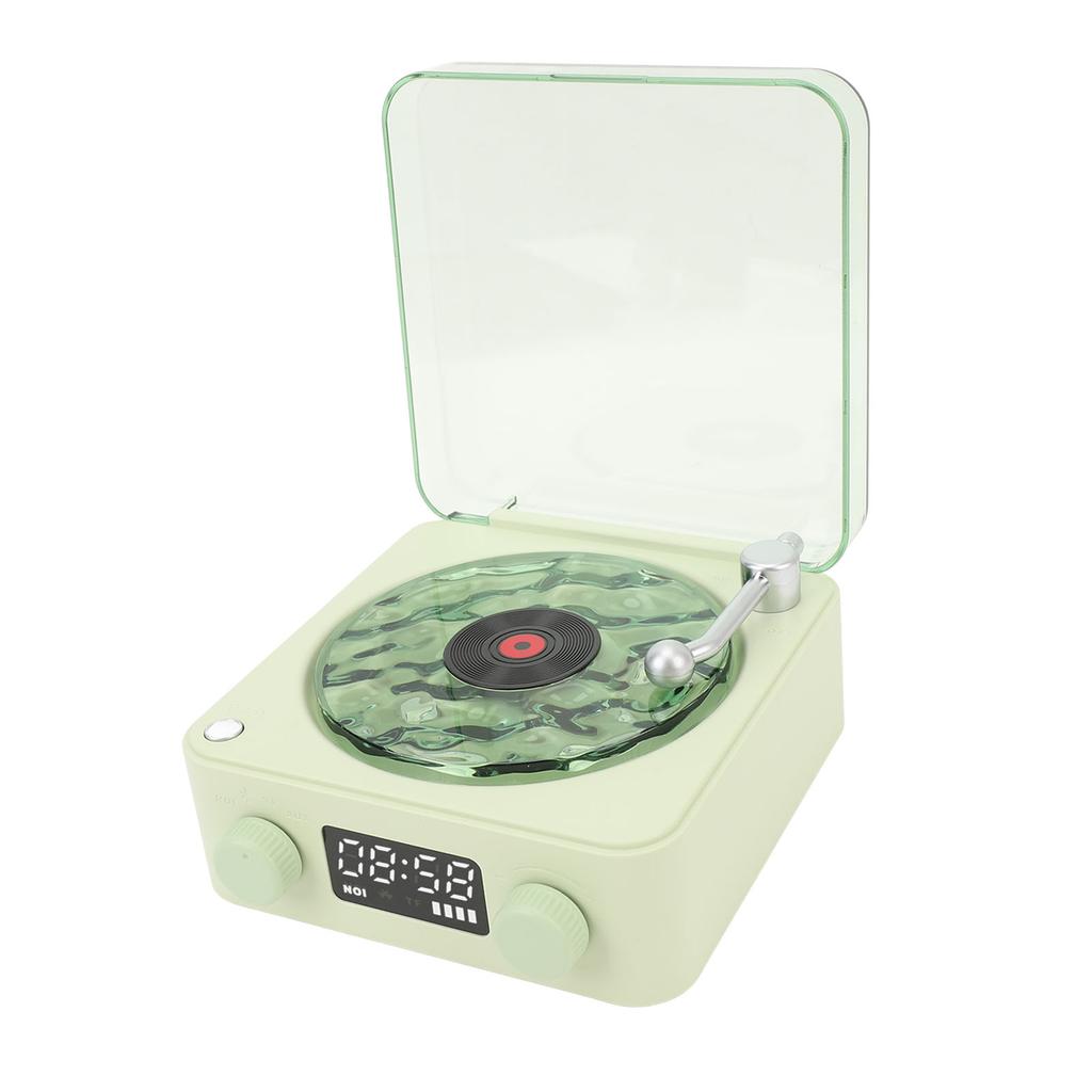 Vintage Plattenspieler Bluetooth Lautsprecher 4 Modi Tragbare Drahtlose Plattenspieler Stereo