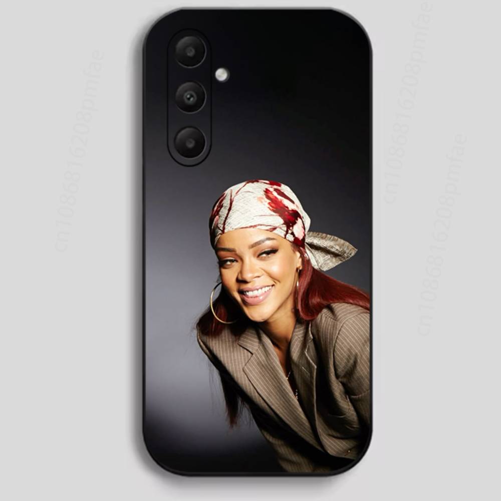 BADgalriri R-Robyn R-Rihanna Fenty Phone Case For Samsung Galaxy A13,21s,22,31,32,40,52,71,A91 Soft Black Shell