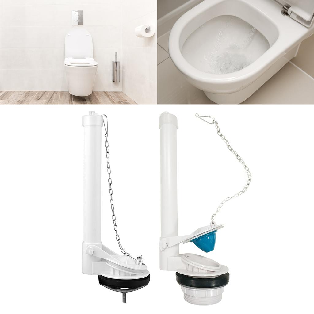 Simple & Quick Install Flush Valves Space Saving Plastic Flush Valves Toilet Tank Accessories for Household Office