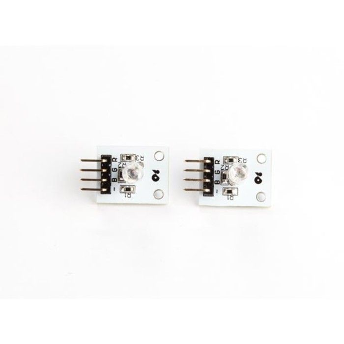 Module led rgb - velleman wpm307 - 2 pcs - résistances de limitation de courant