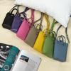 Smartphone Pouch Smartphone Shoulder Bag Crossbody Genuine Leather Smartphone Pochette Lightweight Mini Shoulder Pouch [Lady Cici] Women's (Yellow)