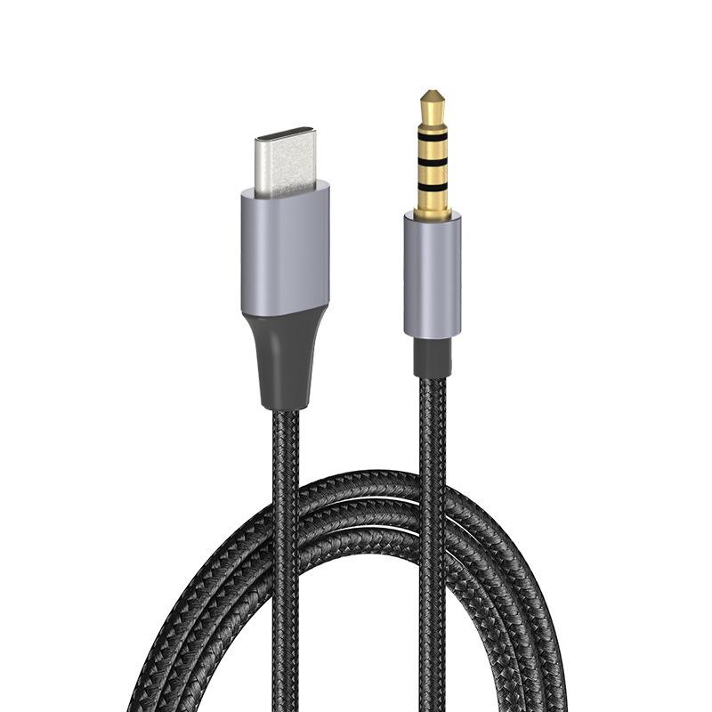 Type C to 3.5mm AUX Cable for Mobile Phones, Speakers, Earphones, and Live Streaming Accessories