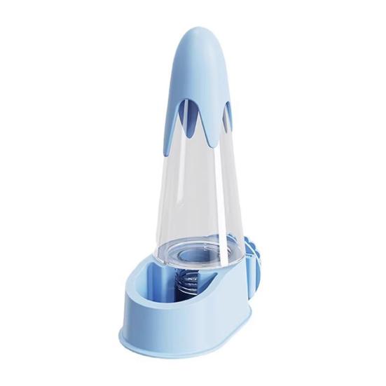 Parrot Water Feeder 125ml Bottle Automatic Water Dispenser Birdcage Water Dispenser Bird Feeder with Anti-Splash Base for Horizontal And Vertical