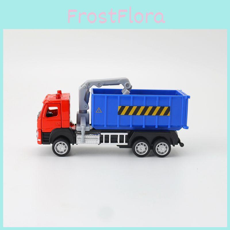 Sanitation Truck Alloy Car Model With Inertial Control For Kids Playroom And Collectors