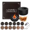 Whiskey Cocktail Smoke Infuser Electric Champagne Smoke Kit With 6 Wood Chips Rechargeable Cocktail Smoker Kit Customized Gift