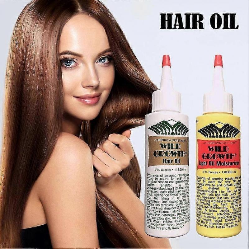 Wild Growth Hair Oil, Light Oil Moisturizer or Pack Hair Oil 4oz