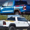 Pickup Bed Side Sticker For Dodge RAM 1500 2500 3500 Rebel TRX Car Stripes Style Decor Decal Truck Vinyl Cover Auto Accessories