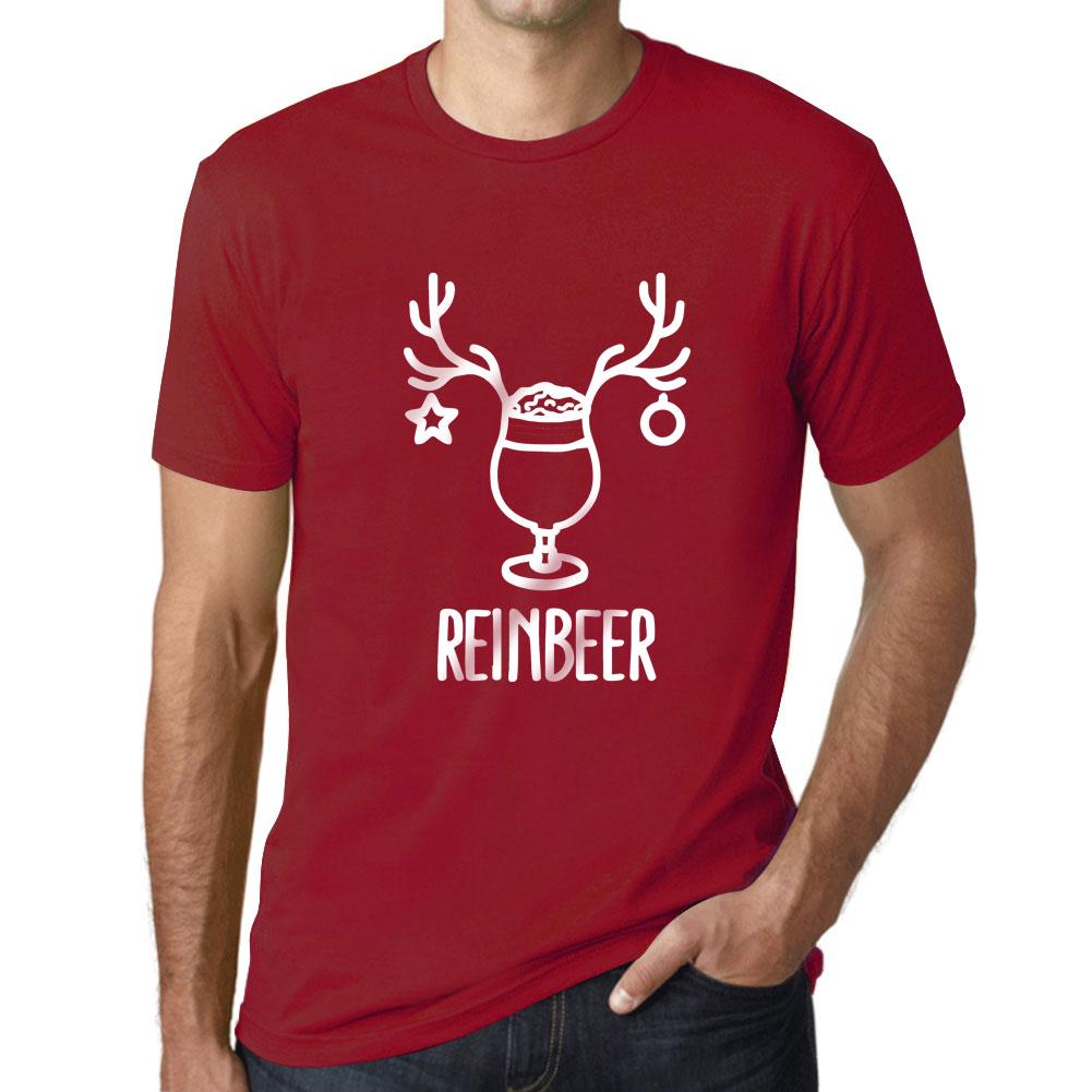Ultrabasic Graphique Homme Reinbeer T-Shirt Cadeau Imprime Tee-shirt