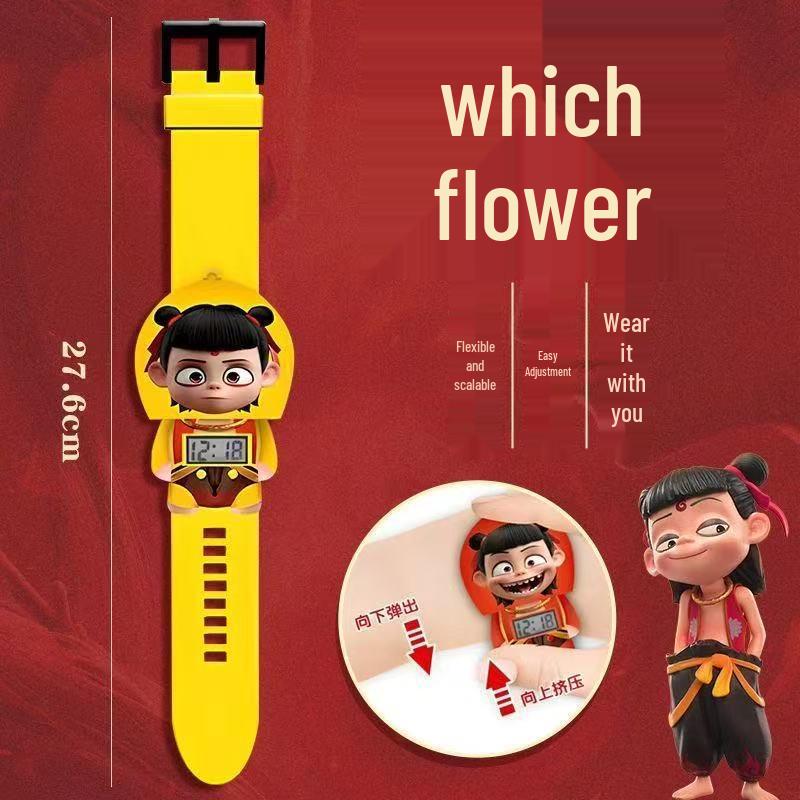 Orologio Elettronico Decompressione Nezha - Edizione Ragazzo Magico, Regalo di Capodanno Ideale per Bambini della Scuola Elementare.