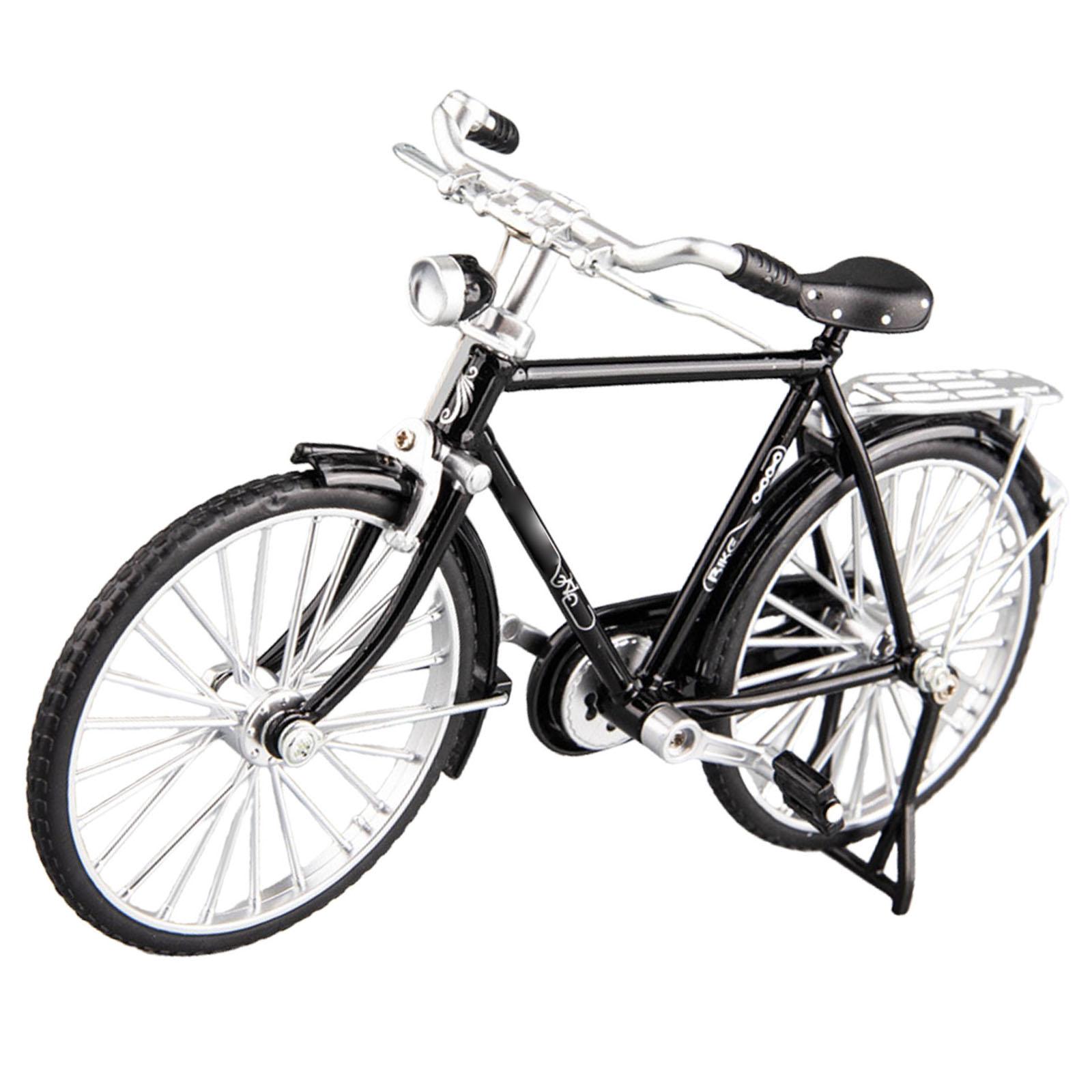 

Ретро-велосипеды, модель, орнамент, ностальгический дизайн, миниатюрная фигурка велосипеда для гостиной, книжного шкафа и украшения рабочего стола чёрный