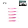 Rainbow Fish Soft Bait - Lure with Pointed Tail for Freshwater & Saltwater Fishing