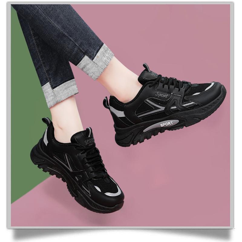 Women'S Sports Platform Shoes Increased Breathable Women'S Casual Sneakers Lightweight Running Shoes