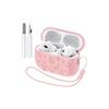 Husa Silicone Case for AirPods 4th Generation, with Lanyard, Soft Silicone, Wireless Charging, Pink