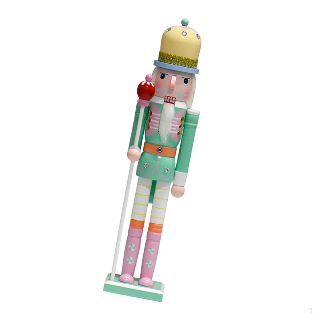 Wooden Nutcracker Ornament Christmas Decoration Collectible Gift Figurine Tabletop