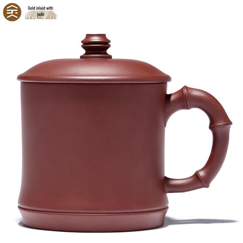 

Gold and Jade Inlaid Purple Clay Teacup