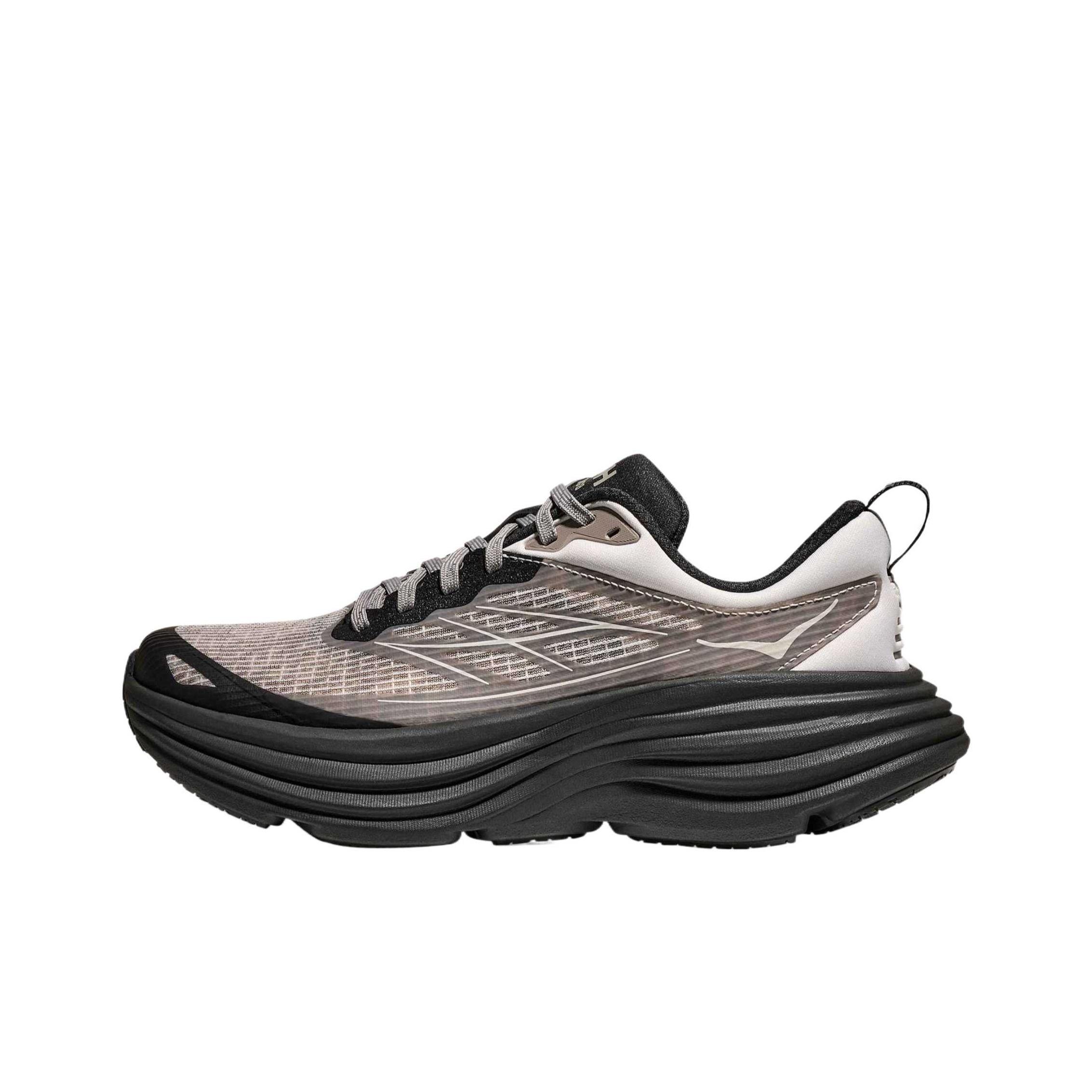 HOKA ONE ONE Bondi 8 Caged Comfortable Versatile Simple Breathable Low-Top Running Shoes Unisex running shoes 1155391-GTCR 37