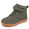 Nowe buty barefoot z szerokim noskiem dla dziewcząt i chłopców | Minimalistyczne buty do kostki wodoodporne zimowe buty śniegowe dla małych dzieci/starszych dzieci | But zimowy