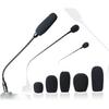 5Pcs Microphone Wind Cover, Headset Microphone Foam Headset Microphone Sponge