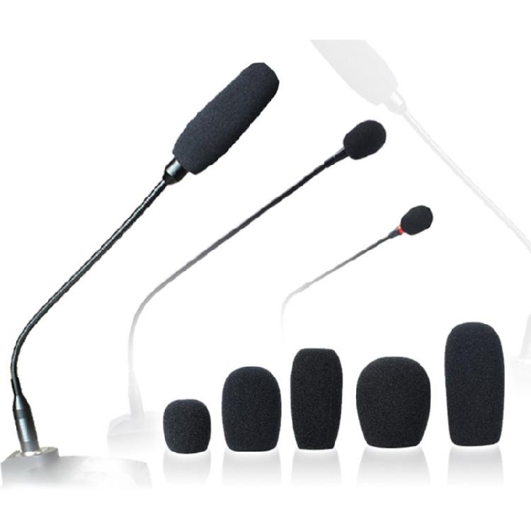 5Pcs Microphone Wind Cover, Headset Microphone Foam Headset Microphone Sponge