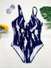 2026 Plus Size Digital Print Slimming One-Piece Bikini Swimsuit