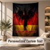 Tapestry Custom Name Text, Wall Hanging Tapestry Home Room DecorGermany National Football Team