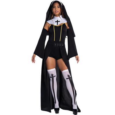 Halloweenské kostýmy jeptišek, maškaráda Mardi Gras, cosplay Maria