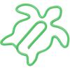 100Pcs Animal Shaped Paper Clips, Electroplated Cute Paper Clips, Fancy Paperclips with Storage Box for Family Office School (Sea Turtle)