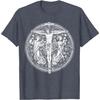 Precious Blood Jesus Christ Crucifixion Graphic Men's Cotton T-Shirt Casual Round Neck Tee