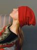 Eosseomnijeu Oversized Knit Hat_Red