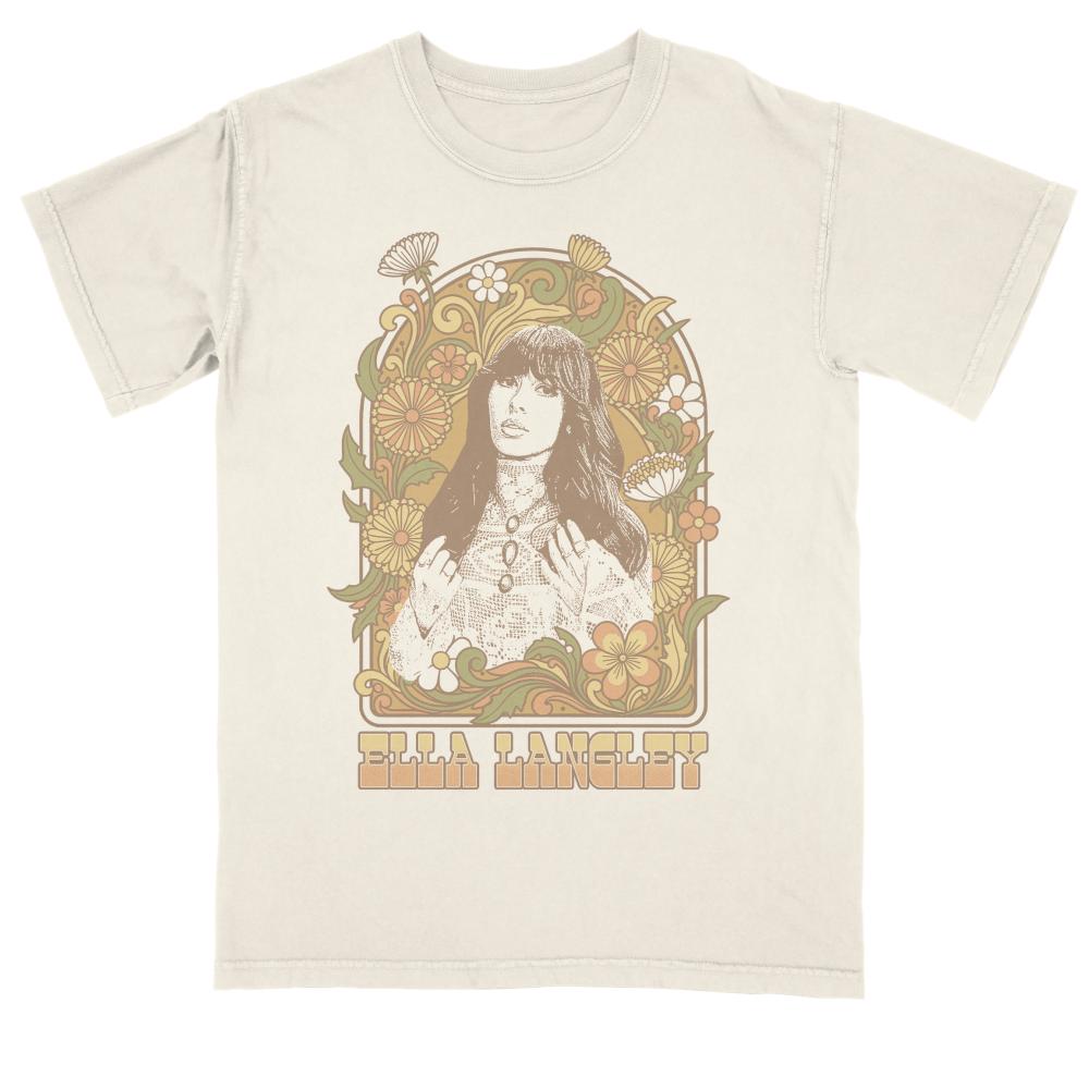 Featuring Ella Langleys 2026 Dandelion Tour Pattern The New Unisexs Y2K Style Tshirt Summer of 2026 Fan Gift Oversized Tshirt