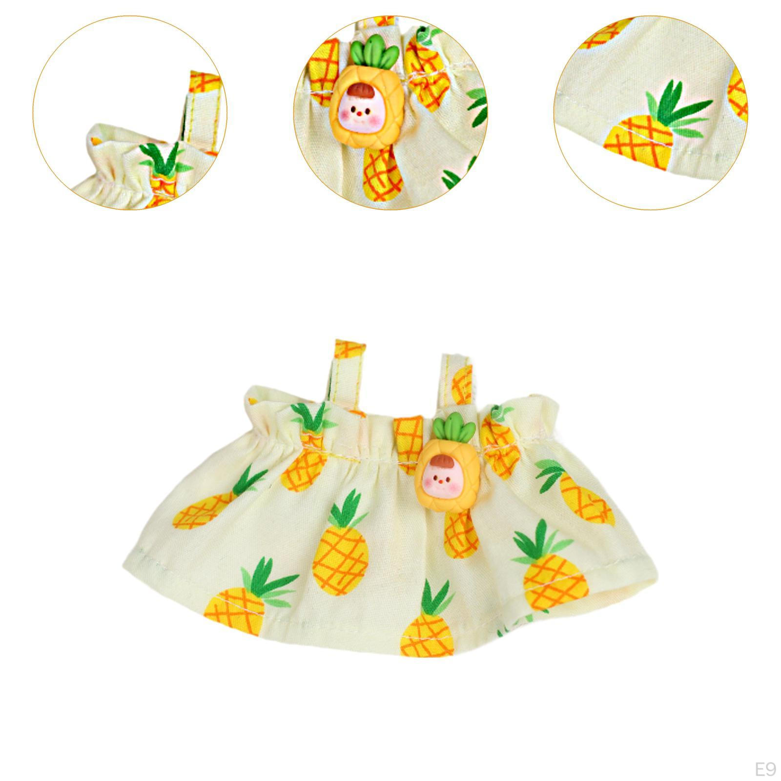 Платье для куклы 17 см Мультяшный детский костюм Аксессуар Мода Плюшевые аксессуары — фото 7