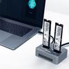 Dvoušachtový externí box pro M.2 NVME SSD Clone USB3.2 Type C Pevný disk Gen2X 20Gbps M/B M Key M.2 M.3 NVME PCI-E pro M2 SSD M Key SSD