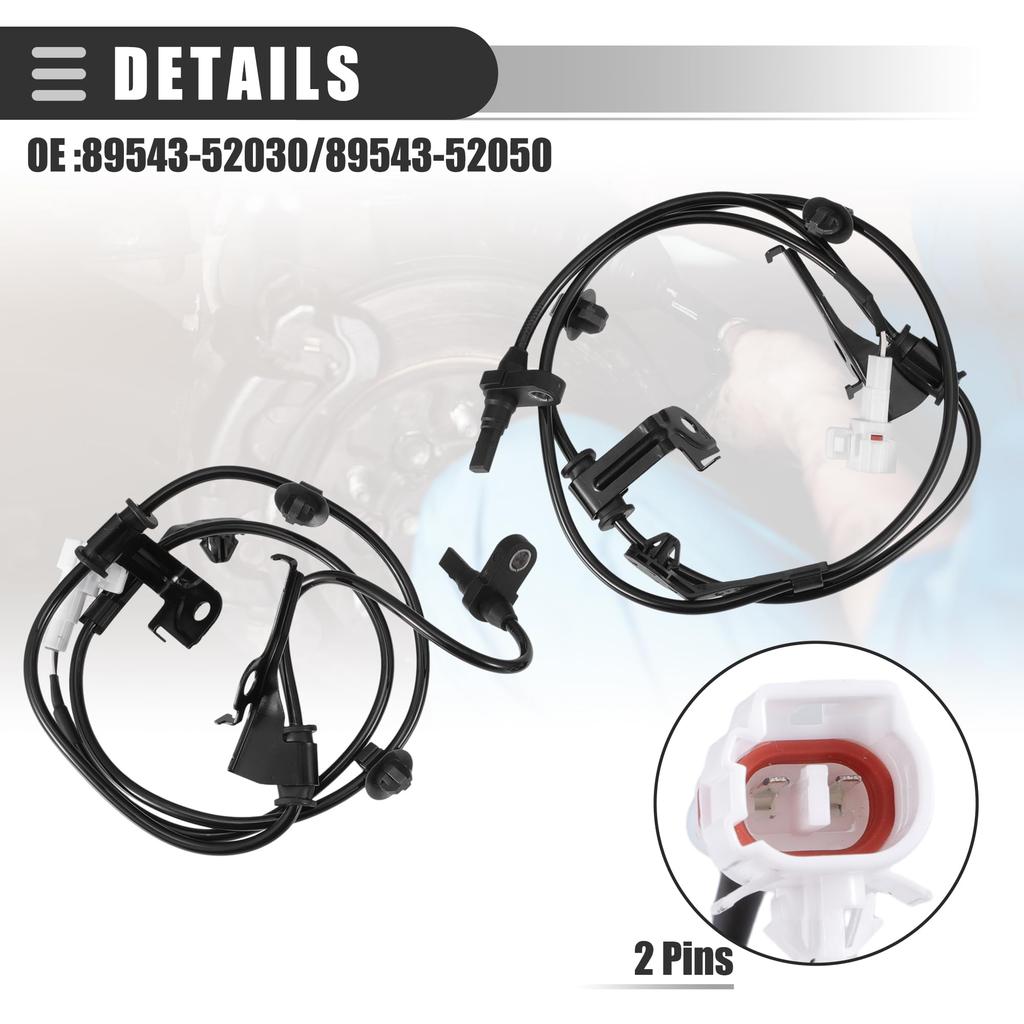 Motoforti Front Left Right ABS Wheel Speed Sensor ABS Sensor for Toyota Yaris S