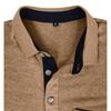 Men's European & American Long Sleeve Polo Shirt - Turn-Down Collar, Autumn/Winter Base Layer