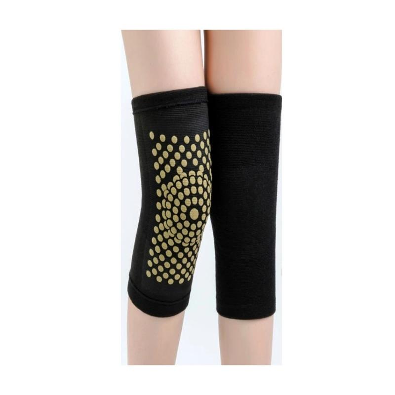 2 Pack Self Heating Support Knee Pads Knee Warmer Massager Longer Natural