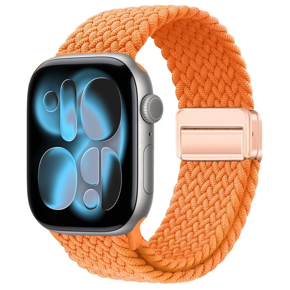 Nylon Strap for Apple Watch 11 10 46mm 42mm/Ultra 3 2 1 49mm Magnetic buckle Wristband iWatch 9 8 7 6 5 4 SE 45mm 44mm 41mm 40mm