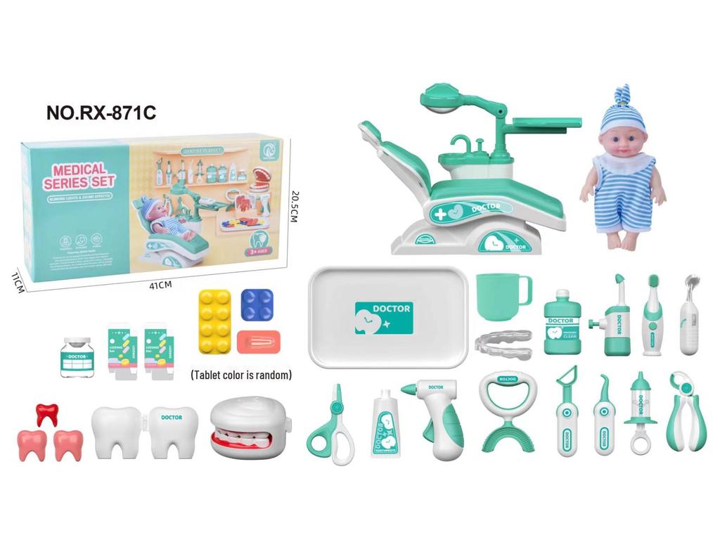 Children's Doctor and Nurse Play Set - Role Play Medical Kit for Kids