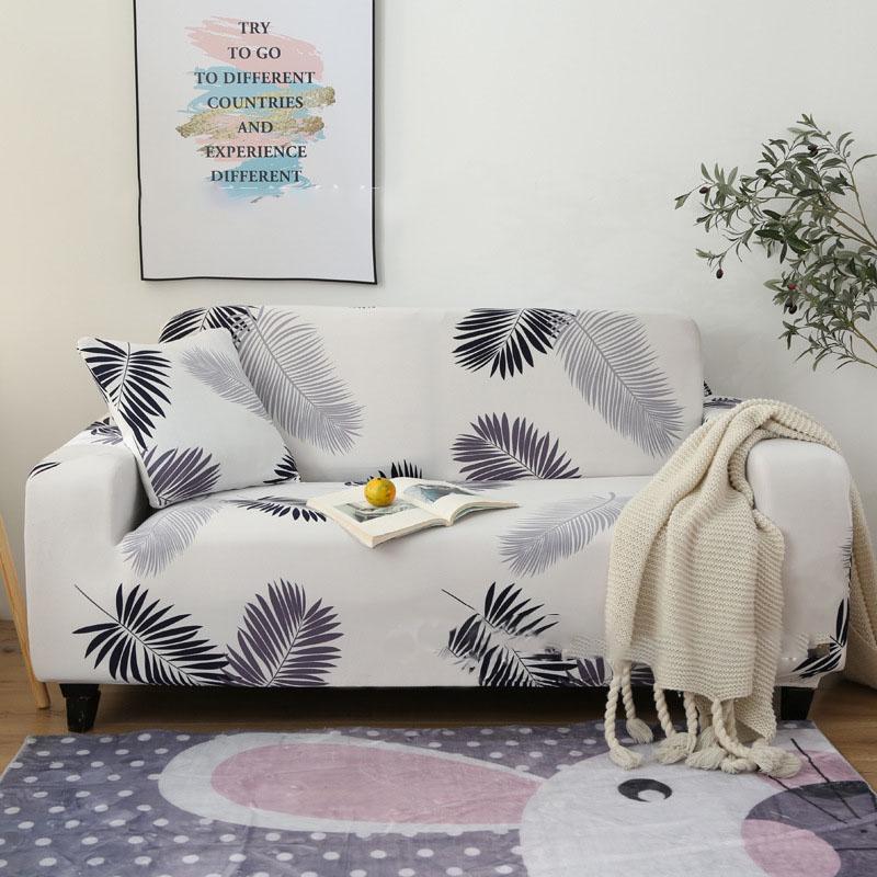 ElasticSofa Cover  for Living Room Geometric Sectional Sofa Slipcover Printed  Couch Cover 1/2/3/4 Seat